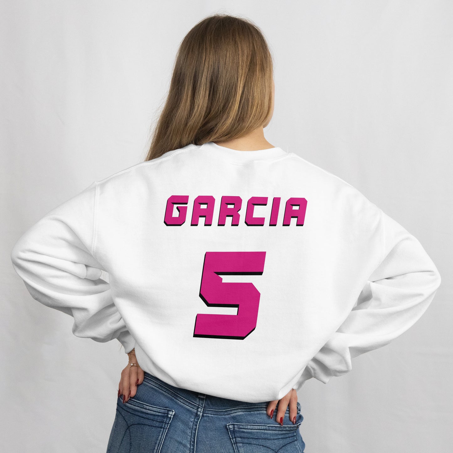 Hurricanes Soccer Team Sweatshirt - Black/White/pink