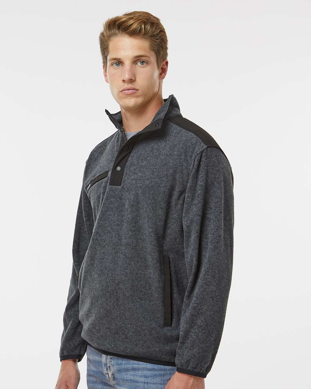 DRI DUCK - Ranger Melange Fleece Pullover - 7353