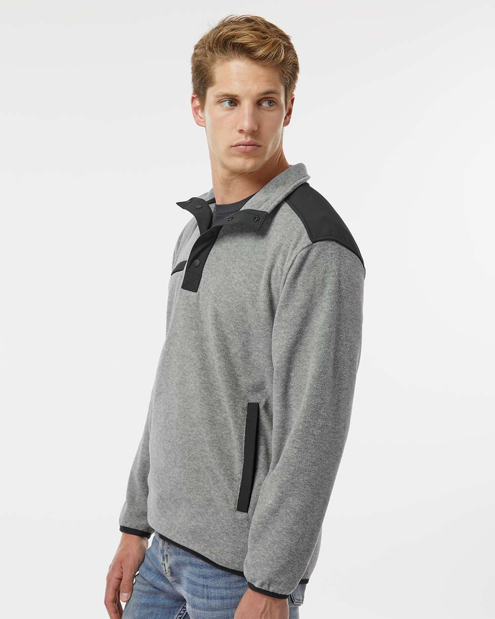 DRI DUCK - Ranger Melange Fleece Pullover - 7353