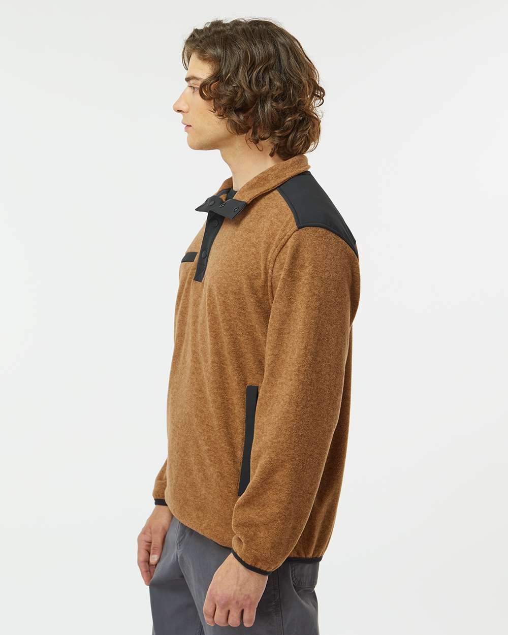 DRI DUCK - Ranger Melange Fleece Pullover - 7353