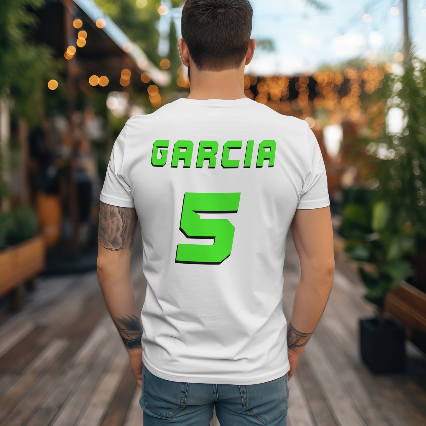 Hurricanes Soccer Team T-Shirt - Black/White/Green