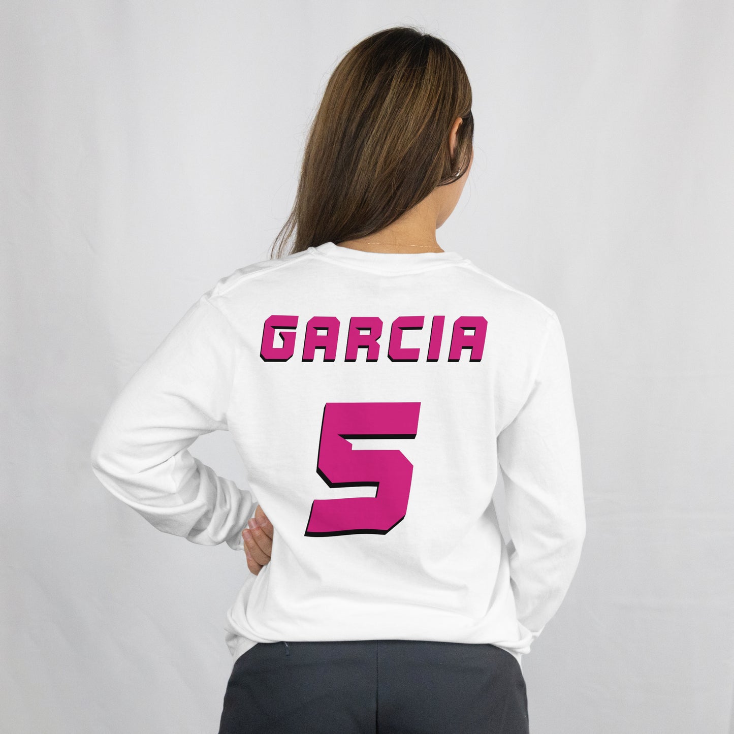 Hurricanes Soccer Team T-Shirt - Black/White/Pink